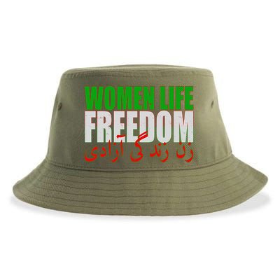 Women Life Freedom Zan Zendegi Azadi Persian Iranian Women Sustainable Bucket Hat