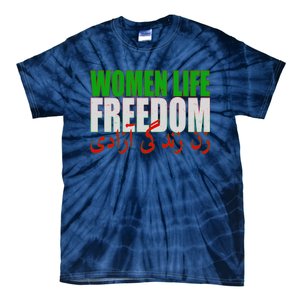 Women Life Freedom Zan Zendegi Azadi Persian Iranian Women Tie-Dye T-Shirt