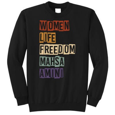 Women Life Freedom Mahsa Amini Rise With The Women Of Iran Sweatshirt