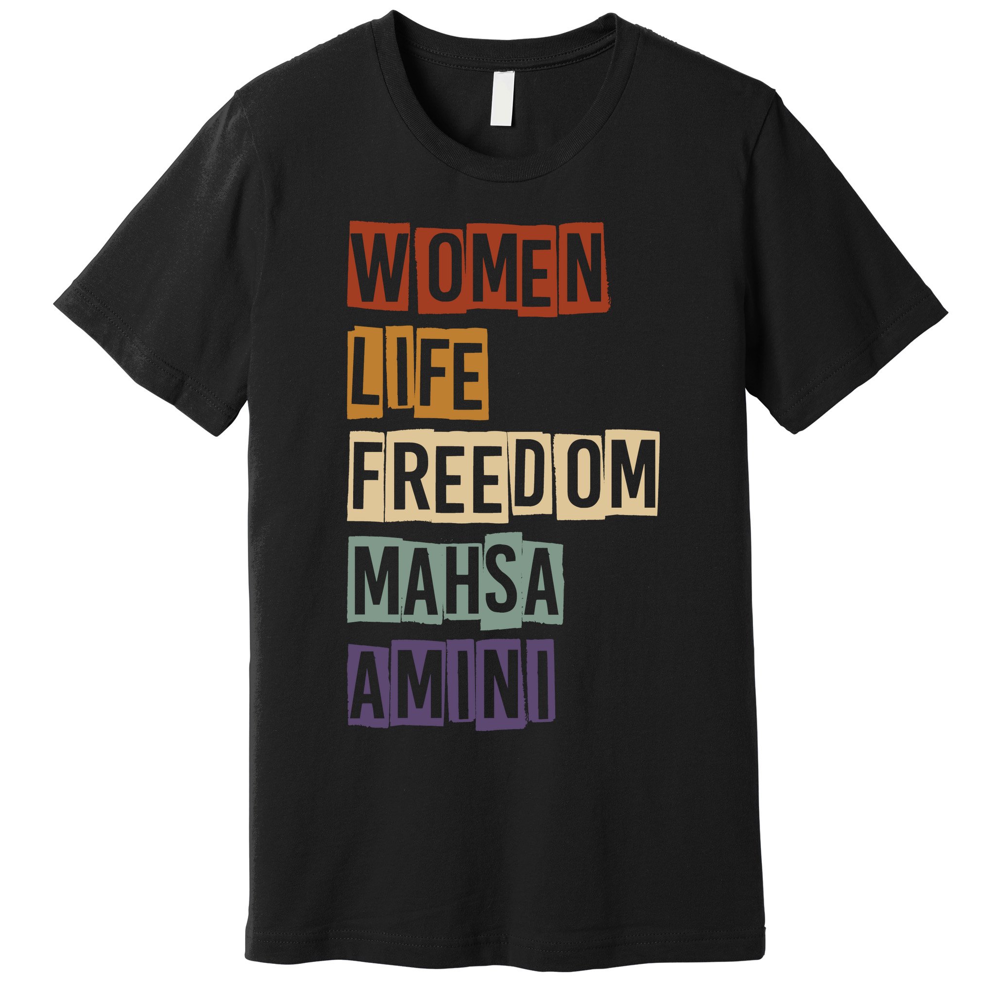 Women Life Freedom Mahsa Amini Rise With The Women Of Iran Premium T-Shirt