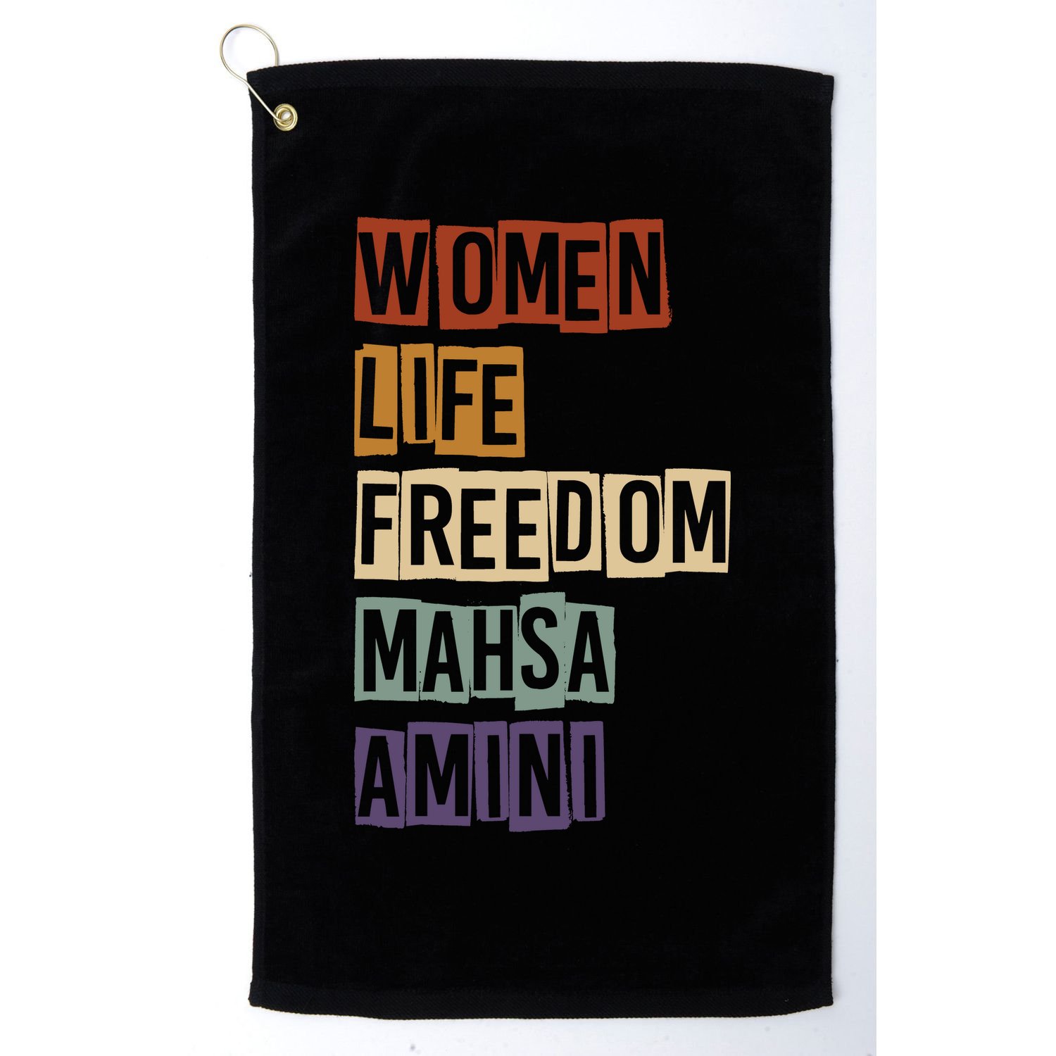 Women Life Freedom Mahsa Amini Rise With The Women Of Iran Golf Towel