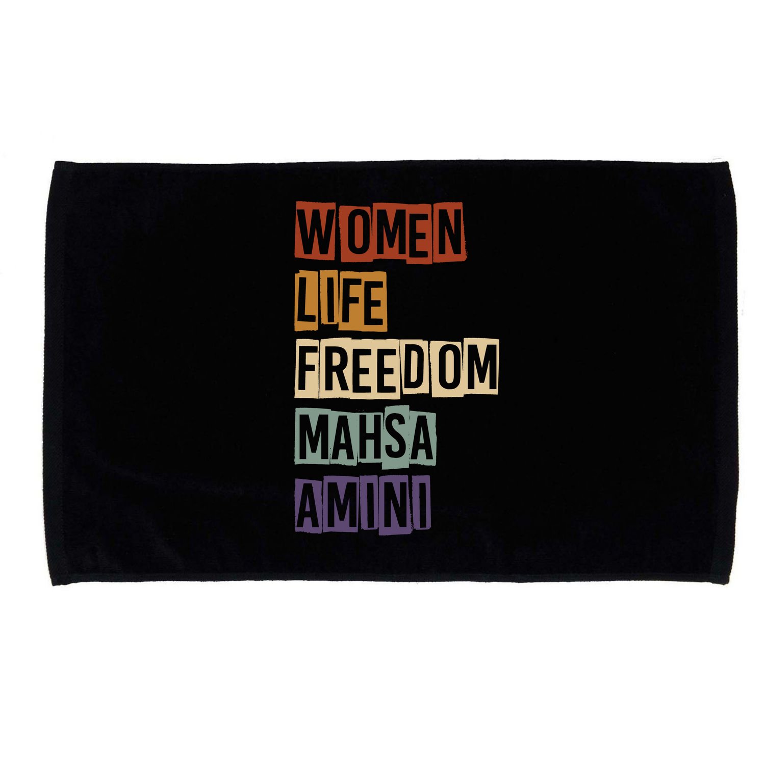 Women Life Freedom Mahsa Amini Rise With The Women Of Iran Microfiber Hand Towel