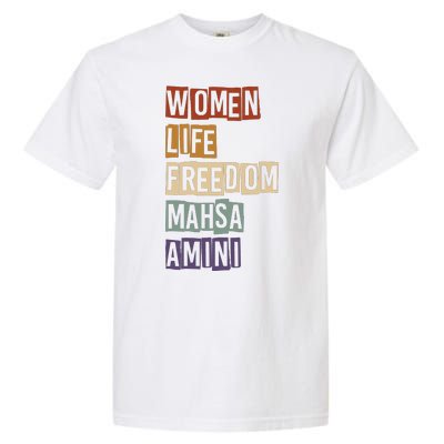 Women Life Freedom Mahsa Amini Rise With The Women Of Iran Garment-Dyed Heavyweight T-Shirt