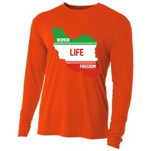 Wo Life Freedom Cute Iranian Flag Of Iran Gift Cooling Performance Long Sleeve Crew