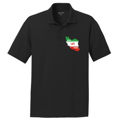 Wo Life Freedom Cute Iranian Flag Of Iran Gift PosiCharge RacerMesh Polo