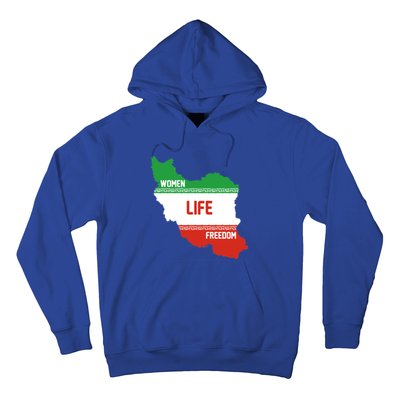 Wo Life Freedom Cute Iranian Flag Of Iran Gift Hoodie