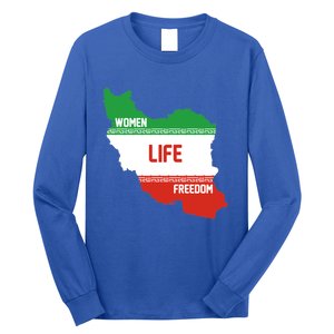 Wo Life Freedom Cute Iranian Flag Of Iran Gift Long Sleeve Shirt