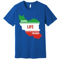 Wo Life Freedom Cute Iranian Flag Of Iran Gift Premium T-Shirt