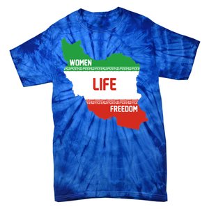 Wo Life Freedom Cute Iranian Flag Of Iran Gift Tie-Dye T-Shirt