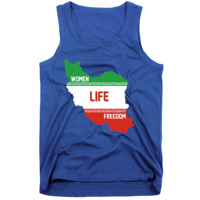 Wo Life Freedom Cute Iranian Flag Of Iran Gift Tank Top