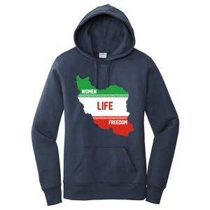 Wo Life Freedom Cute Iranian Flag Of Iran Gift Women's Pullover Hoodie