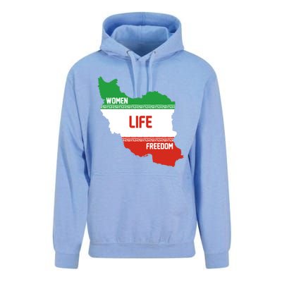 Wo Life Freedom Cute Iranian Flag Of Iran Gift Unisex Surf Hoodie