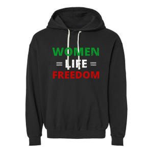 Women Life Freedom Shirt Zan Zendegi Azadi Iran Garment-Dyed Fleece Hoodie