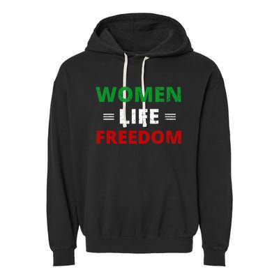 Women Life Freedom Shirt Zan Zendegi Azadi Iran Garment-Dyed Fleece Hoodie