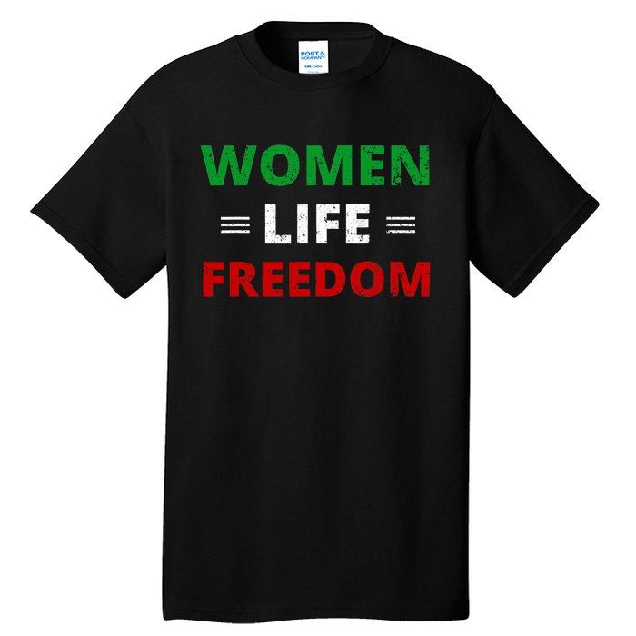 Women Life Freedom Shirt Zan Zendegi Azadi Iran Tall T-Shirt