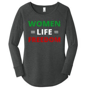 Women Life Freedom Shirt Zan Zendegi Azadi Iran Women's Perfect Tri Tunic Long Sleeve Shirt