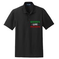 Women Life Freedom Shirt Zan Zendegi Azadi Iran Dry Zone Grid Polo