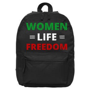 Women Life Freedom Shirt Zan Zendegi Azadi Iran 16 in Basic Backpack