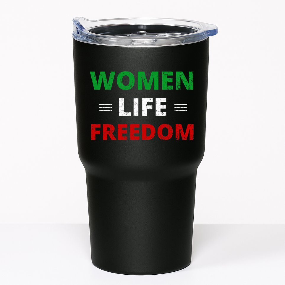 Women Life Freedom Shirt Zan Zendegi Azadi Iran Tumbler