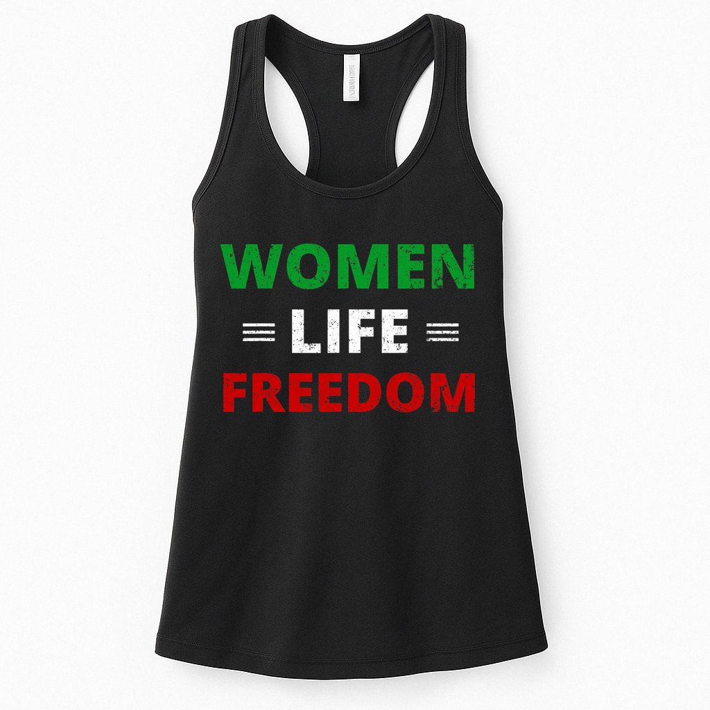 Women Life Freedom Shirt Zan Zendegi Azadi Iran Womens Tank Top