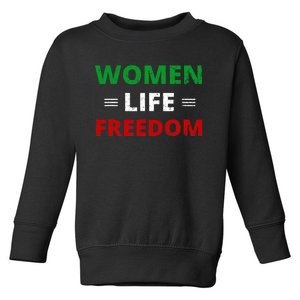 Women Life Freedom Shirt Zan Zendegi Azadi Iran Toddler Sweatshirt