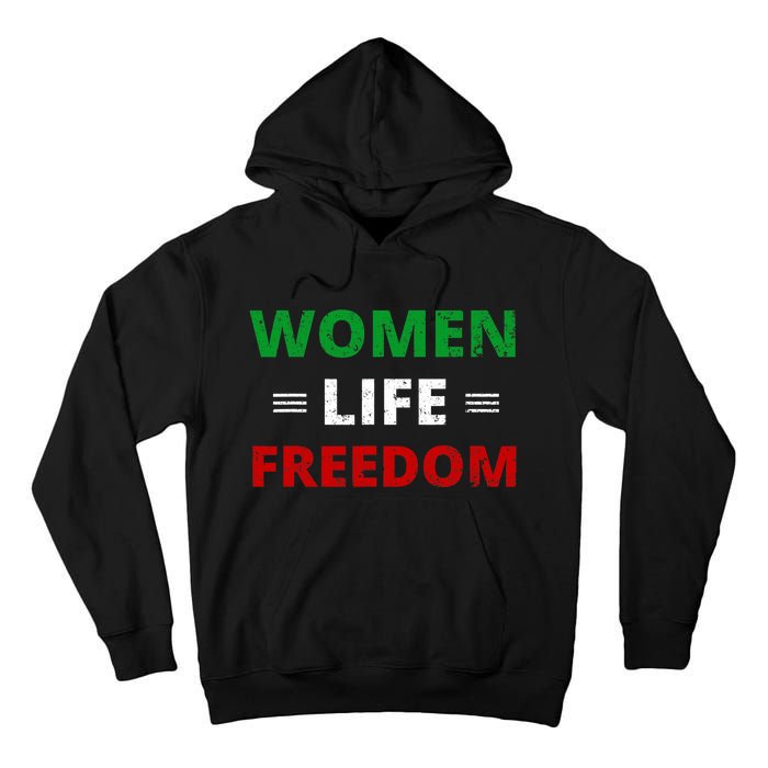 Women Life Freedom Shirt Zan Zendegi Azadi Iran Tall Hoodie