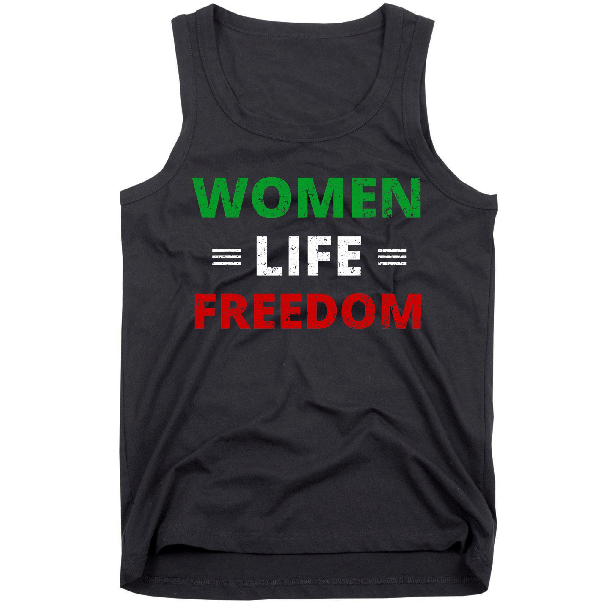 Women Life Freedom Shirt Zan Zendegi Azadi Iran Tank Top