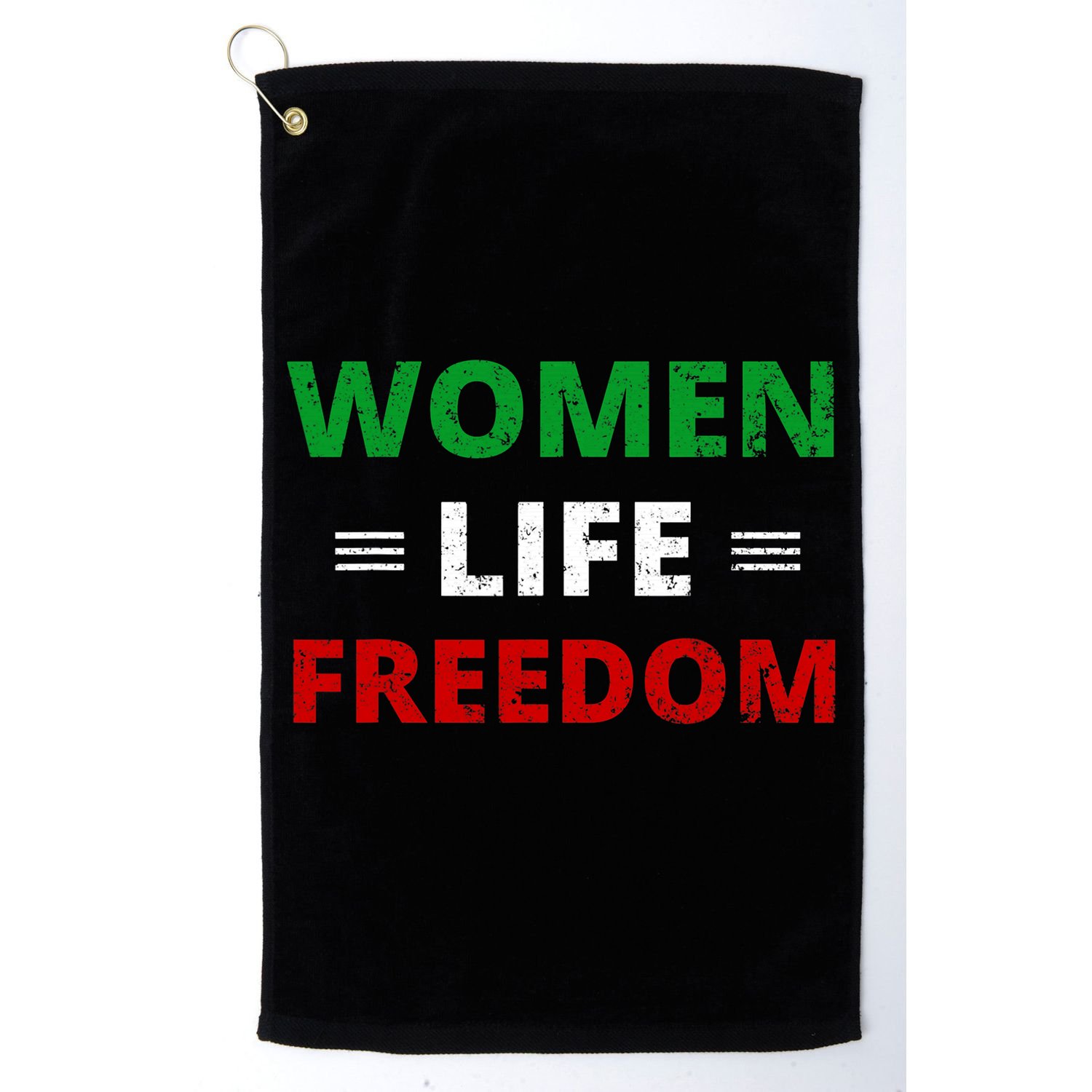 Women Life Freedom Shirt Zan Zendegi Azadi Iran Golf Towel