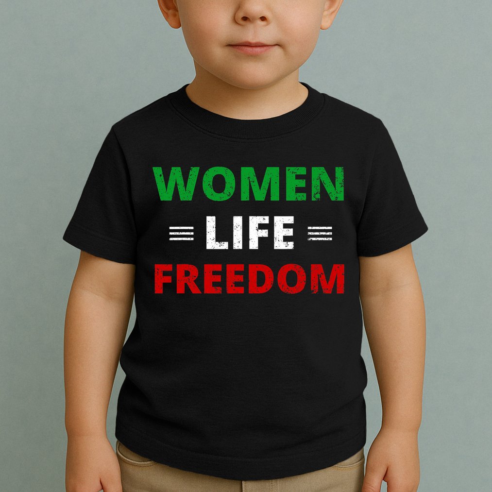 Women Life Freedom Shirt Zan Zendegi Azadi Iran Toddler T-Shirt