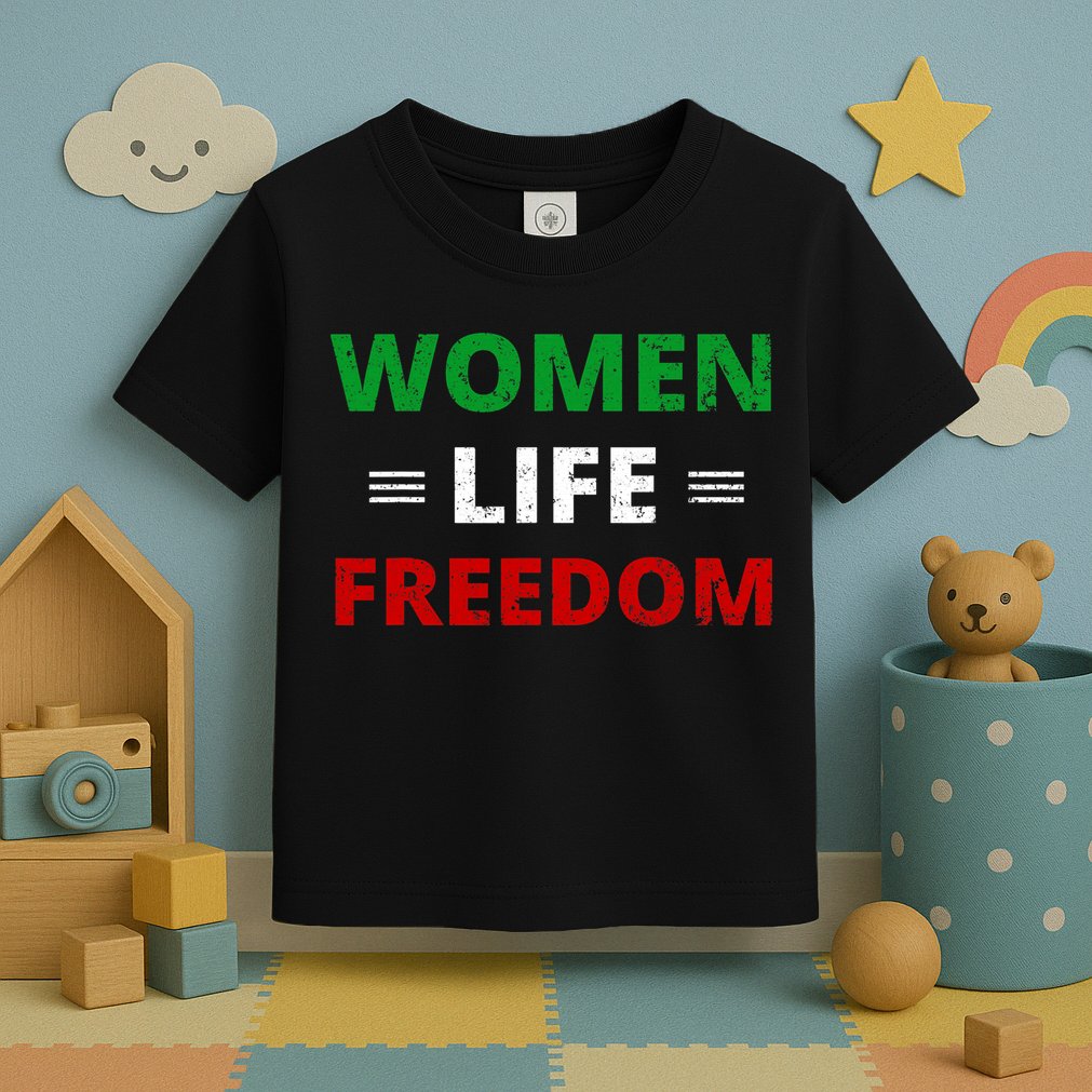 Women Life Freedom Shirt Zan Zendegi Azadi Iran Toddler T-Shirt