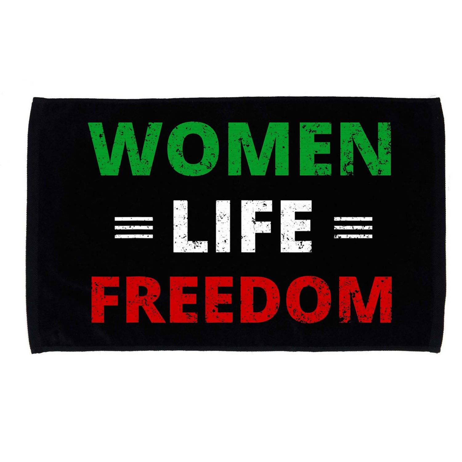 Women Life Freedom Shirt Zan Zendegi Azadi Iran Microfiber Hand Towel