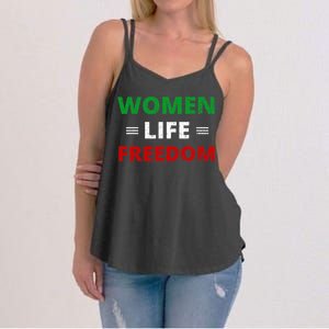 Women Life Freedom Shirt Zan Zendegi Azadi Iran Women's Strappy Tank