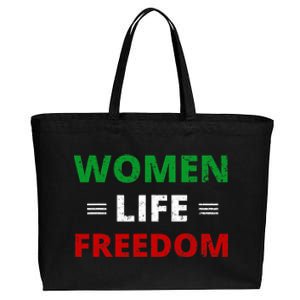 Women Life Freedom Shirt Zan Zendegi Azadi Iran Cotton Canvas Jumbo Tote