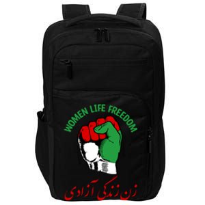 Wo Life Freedom Iran Flag Rise With Of Iran Gift Impact Tech Backpack