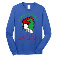 Wo Life Freedom Iran Flag Rise With Of Iran Gift Long Sleeve Shirt