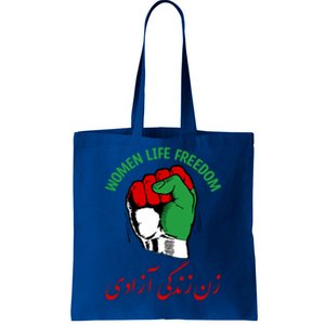 Wo Life Freedom Iran Flag Rise With Of Iran Gift Tote Bag