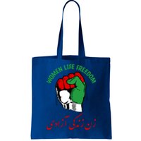 Wo Life Freedom Iran Flag Rise With Of Iran Gift Tote Bag