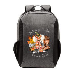 Who Loves Fall Football Thankving Fall Autumn Vector Backpack