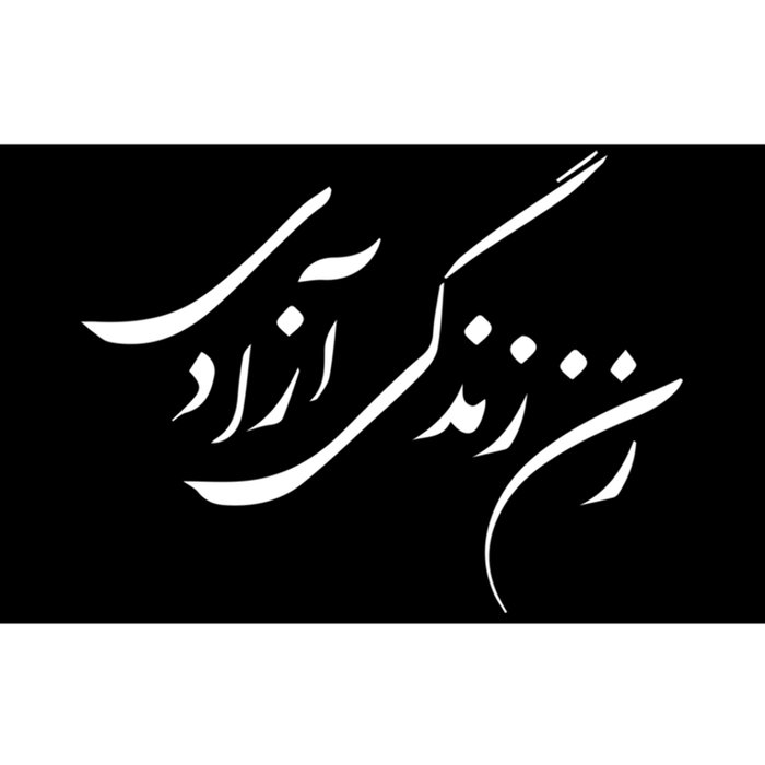 Women Life Freedom In Farsi Shirt, Zan Zendegi Azadi Bumper Sticker