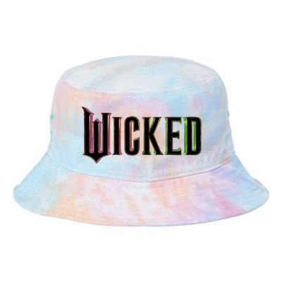 Wicked Logo Funny Witch Tie Dye Newport Bucket Hat