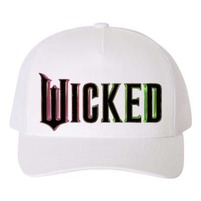 Wicked Logo Funny Witch Yupoong Adult 5-Panel Trucker Hat