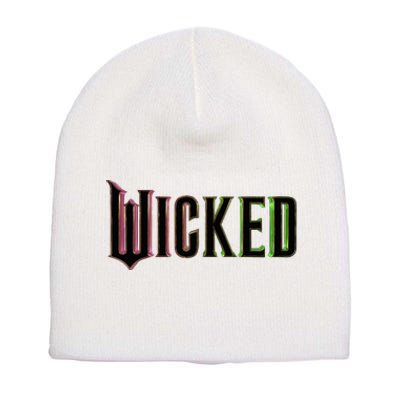 Wicked Logo Funny Witch Short Acrylic Beanie