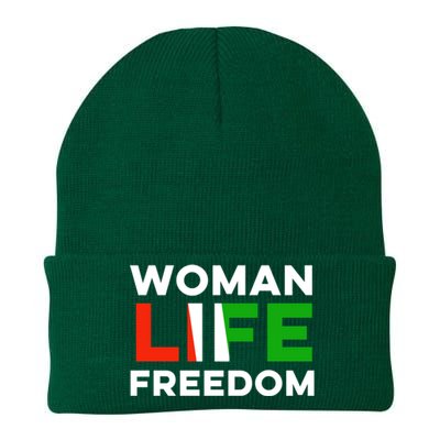 Woman Life Freedom Stand With Women Freedom Knit Cap Winter Beanie