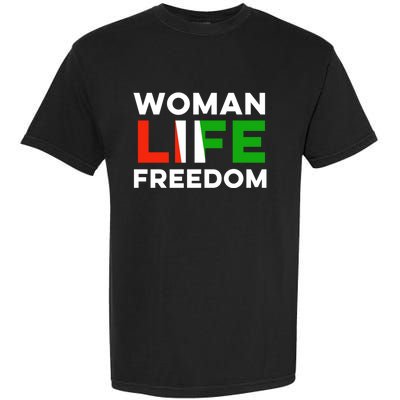 Woman Life Freedom Stand With Women Freedom Garment-Dyed Heavyweight T-Shirt