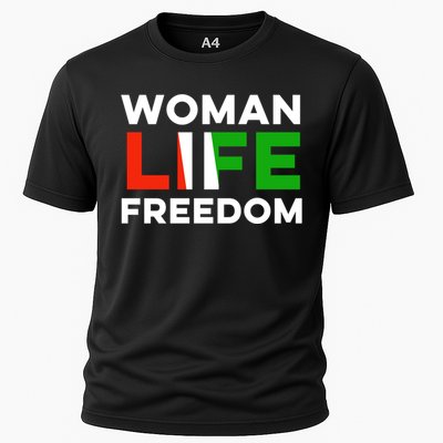 Woman Life Freedom Stand With Women Freedom Cooling Performance Crew T-Shirt