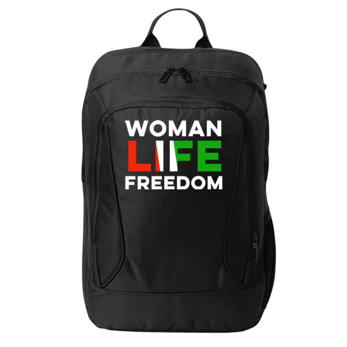 Woman Life Freedom Stand With Women Freedom City Backpack