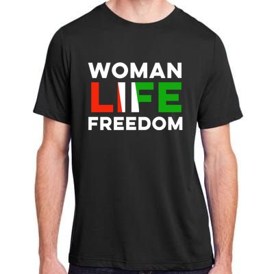 Woman Life Freedom Stand With Women Freedom Adult ChromaSoft Performance T-Shirt