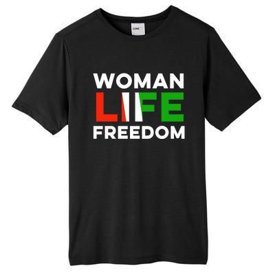 Woman Life Freedom Stand With Women Freedom Tall Fusion ChromaSoft Performance T-Shirt