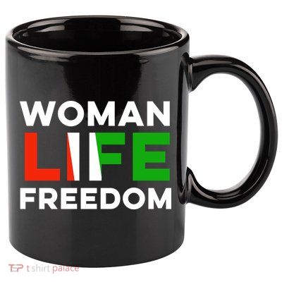 Woman Life Freedom Stand With Women Freedom 11oz C Handle Ceramic Mug