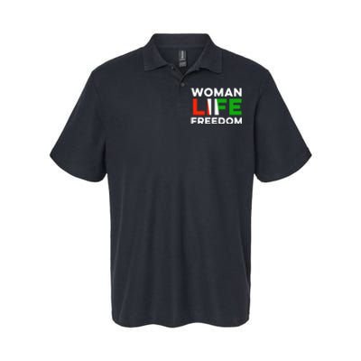 Woman Life Freedom Stand With Women Freedom Softstyle Adult Sport Polo